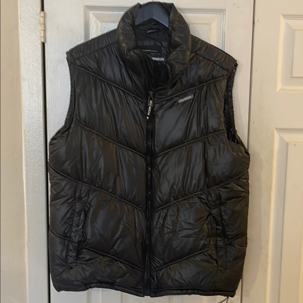 Rocawear Quilted Puffer Vest Size Large In Black